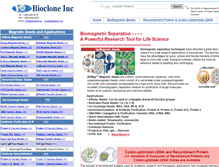 Tablet Screenshot of bioclone.us